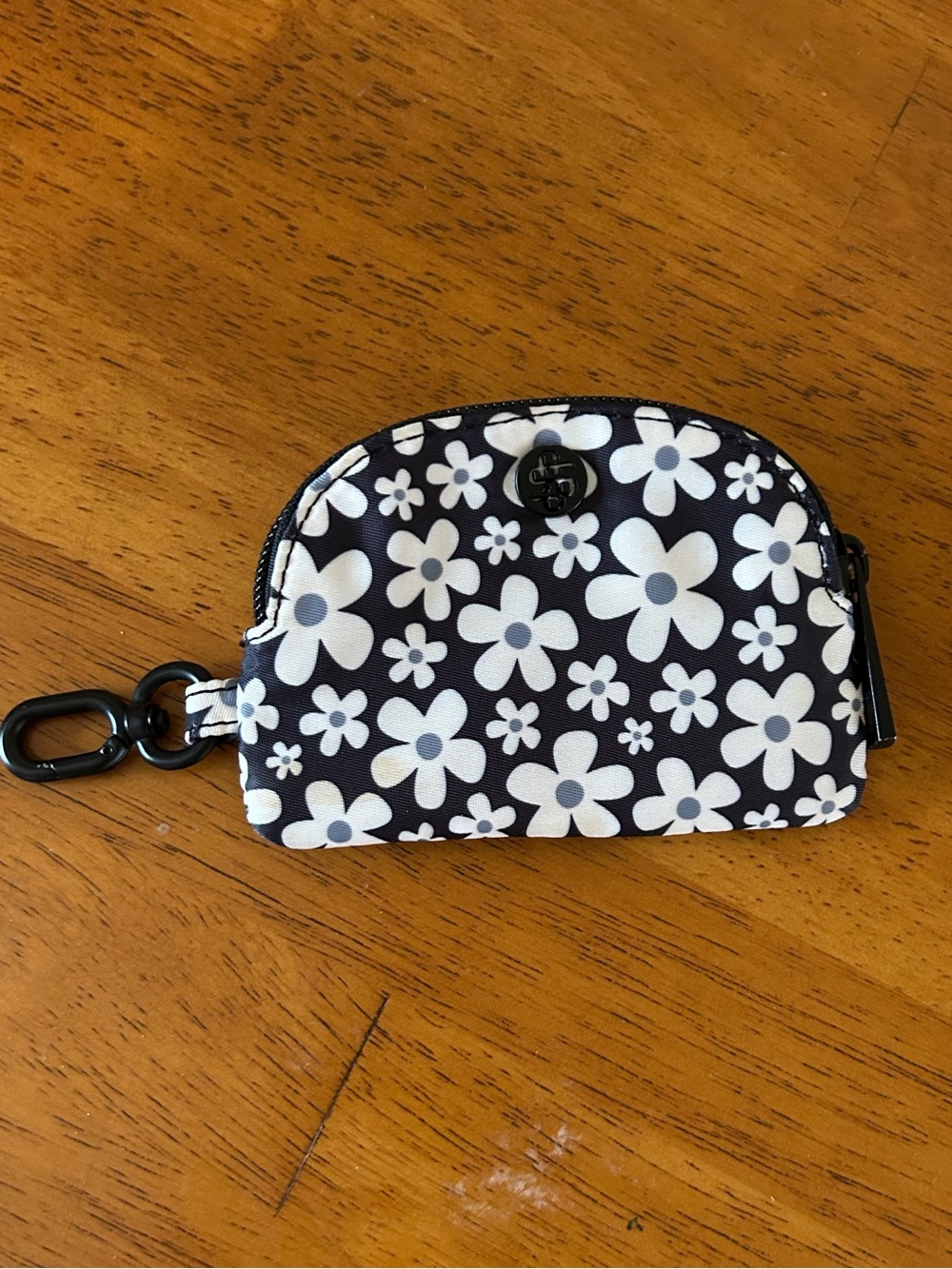 Simply Southern Black and White Floral Coin Pouch